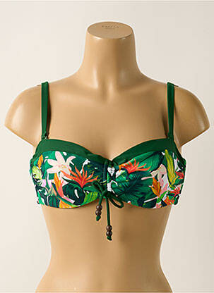 Sutien de costum de baie top bentiță top bentiță verde YSABEL MORA femeie
