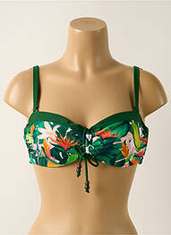 Sutien de costum de baie top bentiță top bentiță verde YSABEL MORA femme