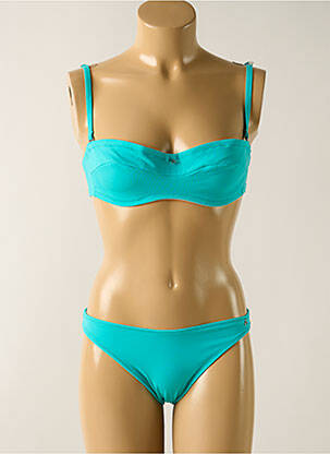 Costum de baie din două piese albastru EMPREINTE femeie