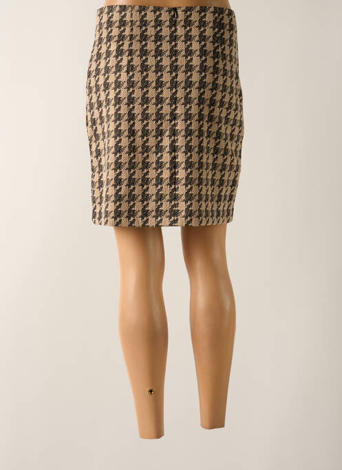 Fustă scurtă bej ICHI femeie