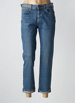 Blugi cu croială dreaptă albastru FIVE femeie