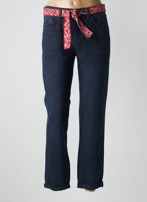 Blugi cu croială dreaptă albastru FIVE femeie