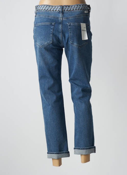 Blugi cu croială dreaptă albastru FIVE femeie