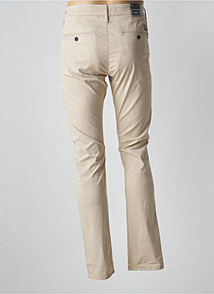 Pantalon chino țesătură poplin mărime normală bej GUESS femeie
