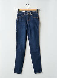 Blugi skinny țesătură brută talie înaltă albastru GUESS femeie