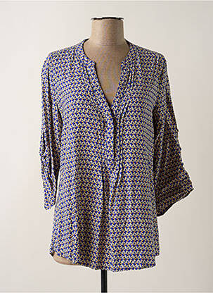 Tunică mâneci lungi albastru IT HIPPIE femeie