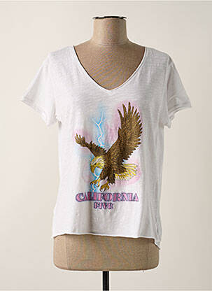 Tricou alb FIVE femeie