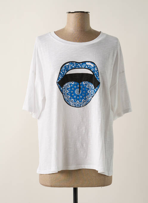 Tricou alb FIVE femeie