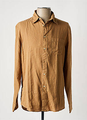 Cămașă cu mâneci lungi maro SELECTED bărbat