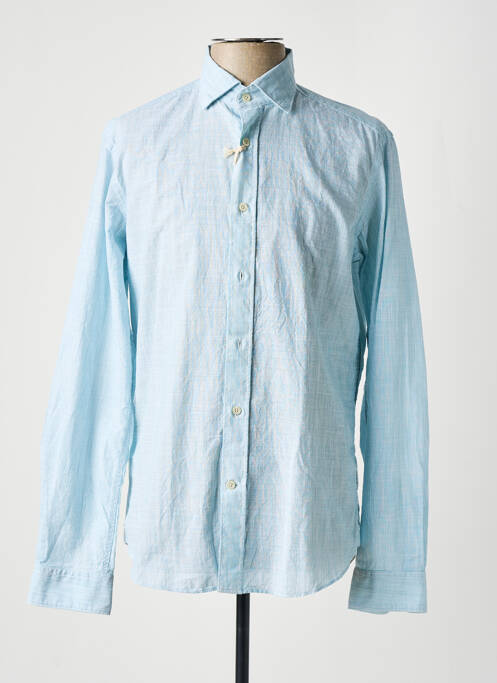 Cămașă cu mâneci lungi verde FIL NOIR bărbat