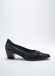Balerine tip de talpă amortizantă toc de 4 la 6 cm negru ARTIKA SOFT femeie