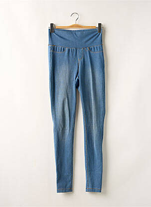 Pantalon maternitate elasticitate albastru SERAPHINE femeie