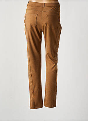 Pantalon slim talie elastică maro MERI & ESCA femeie
