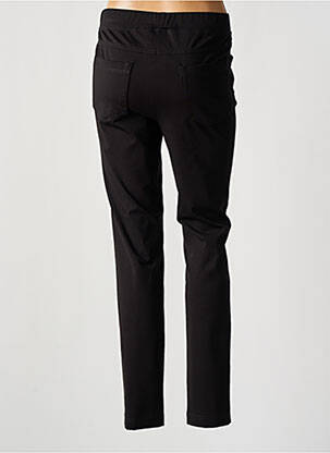 Pantalon slim talie elastică negru ADELINA BY SCHEITER femeie