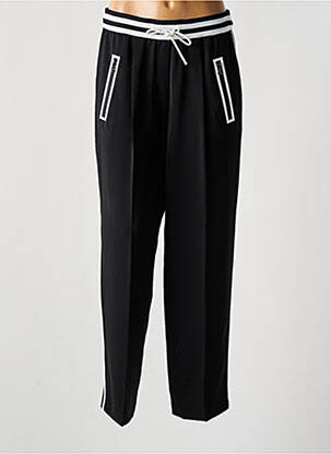 Pantalon drept talie elastică negru MARC AUREL femeie