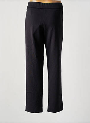 Pantalon drept talie elastică negru SPORTALM femeie