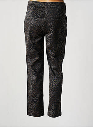 Pantalon slim talie elastică negru EVA KAYAN femeie