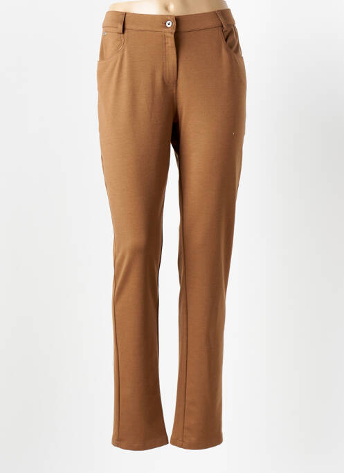 Pantalon slim maro GUY DUBOUIS femeie