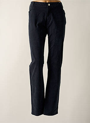 Pantalon slim țesătură poplin mărime normală albastru C'EST BEAU LA VIE femeie