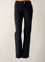 Pantalon slim țesătură poplin mărime normală albastru C'EST BEAU LA VIE femme
