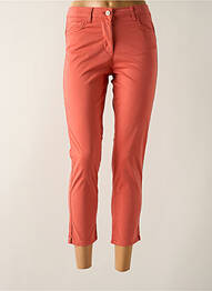 Pantalon 7/8 elasticitate mărime normală portocaliu CONCEPT K femme