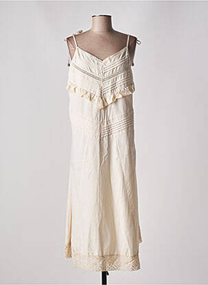 Rochie midi bej MEISÏE femeie