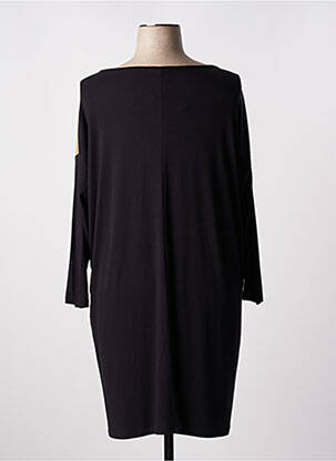 Rochie midi croială fluidă mâneci lungi negru G!OZE femeie