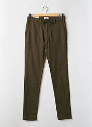 Pantalon chino elasticitate mărime normală verde DSTREZZED homme