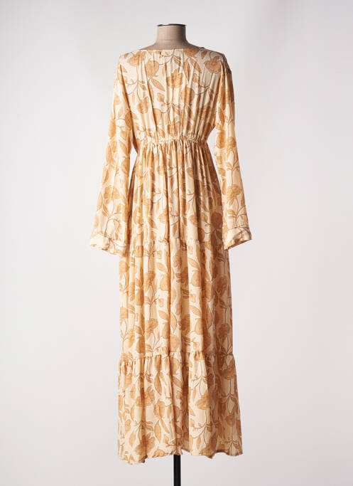 Rochie lungă bej GOLD & SILVER femeie