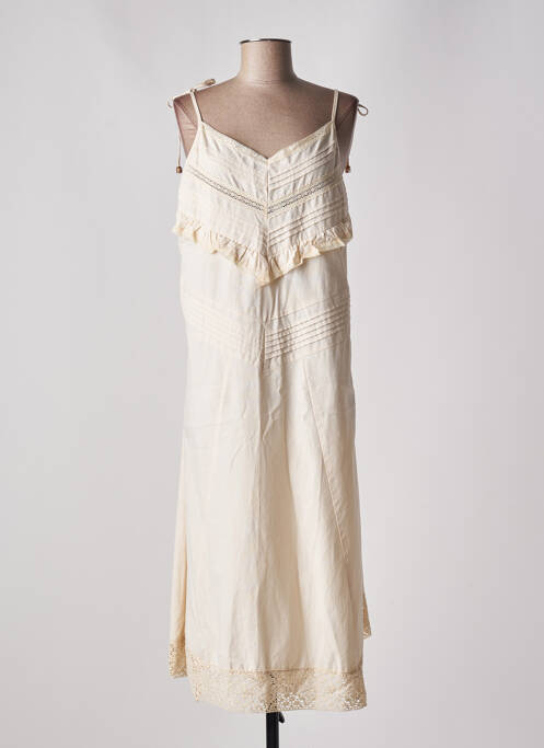 Rochie midi bej MEISÏE femeie