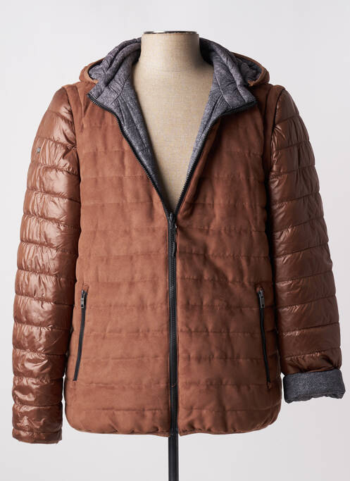 Geacă matlasată maro DELAHAYE bărbat