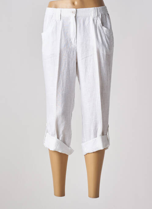 Pantalon trei sferturi alb KJBRAND femeie