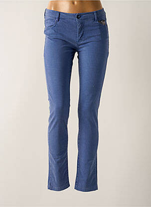Pantalon slim albastru TRUSSARDI JEANS femeie