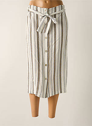 Fustă midi alb SIGNE NATURE femeie