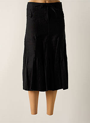 Fustă midi talie cu cleme negru GERARD DAREL femeie