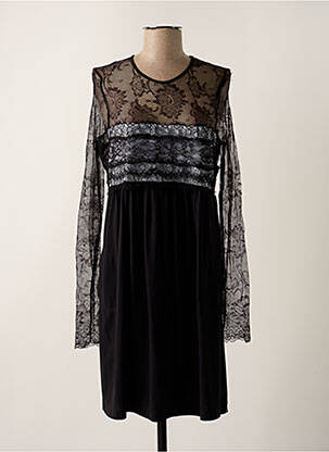 Rochie midi mâneci lungi mâneci lungi negru INDIES femeie