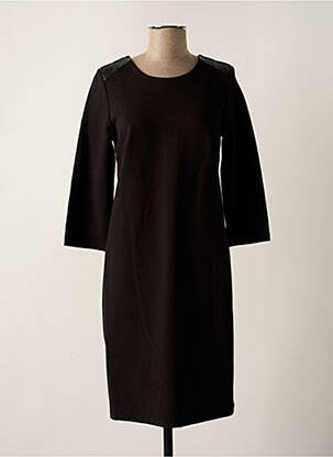 Rochie midi mâneci 3/4 mâneci 3/4 negru C'EST BEAU LA VIE femeie