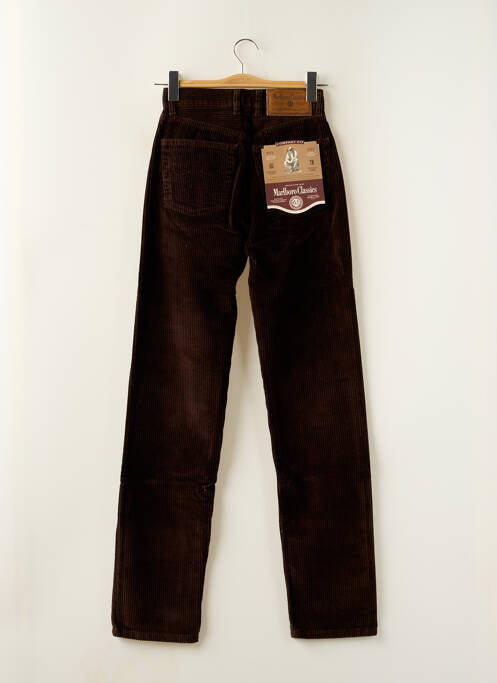 Pantalon slim maro MARLBORO CLASSICS femeie