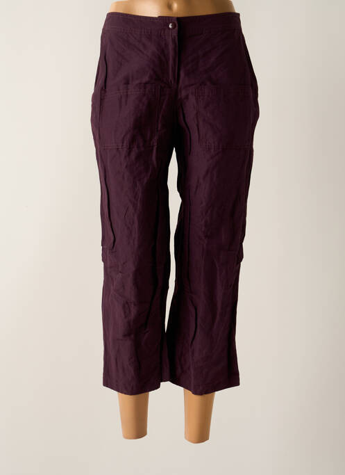 Pantalon trei sferturi violet BLEU BLANC ROUGE femeie
