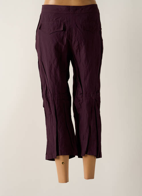 Pantalon trei sferturi violet BLEU BLANC ROUGE femeie