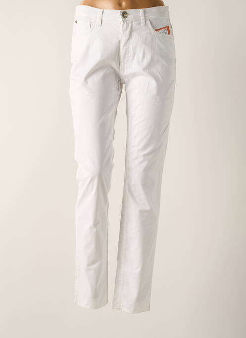 Pantalon slim alb TRUSSARDI JEANS femeie