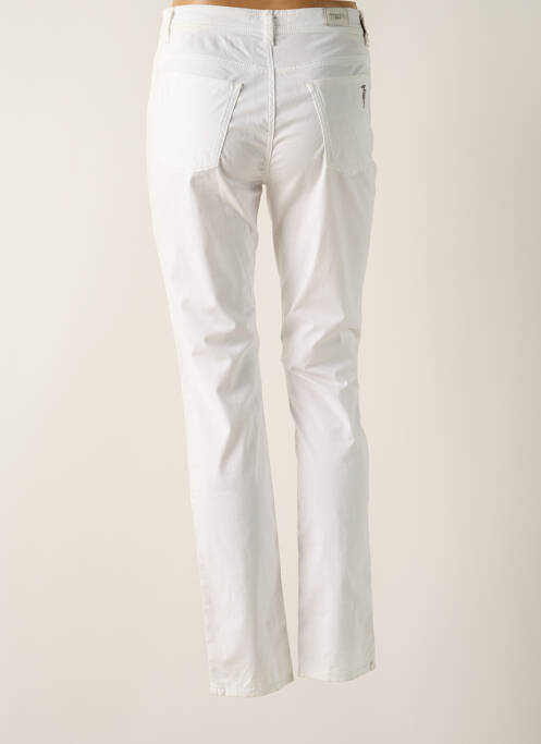 Pantalon slim alb TRUSSARDI JEANS femeie