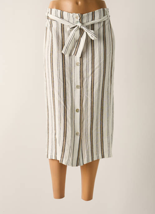 Fustă midi alb SIGNE NATURE femeie