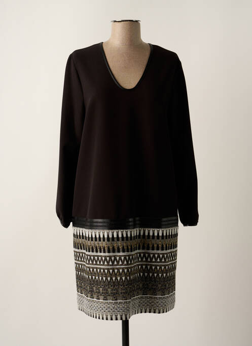 Rochie midi negru LAUREN VIDAL femeie