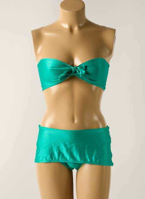 Costum de baie din două piese verde JENNA DE ROSNAY femeie