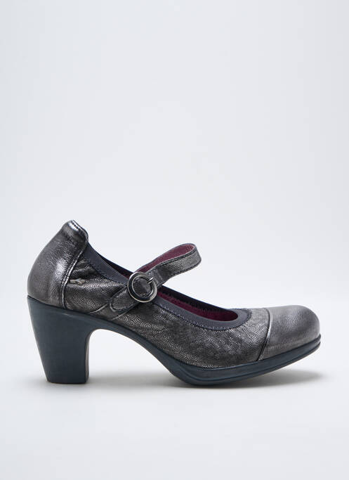 Pantofi cu toc argintiu WANDA PANDA femeie