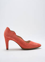 Pantofi cu toc nubuc toc de 4 la 6 cm portocaliu WONDERS femeie