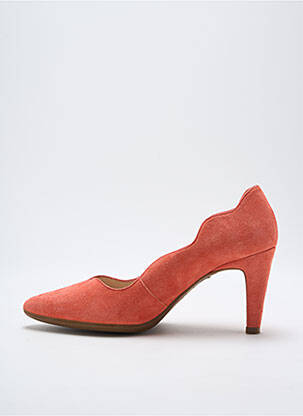 Pantofi cu toc nubuc toc de 4 la 6 cm portocaliu WONDERS femeie