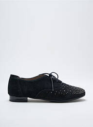 Derby-uri țesătură satinată toc plat până la 3 cm negru SABRINAS femme