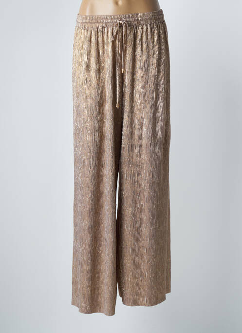 Pantalon larg auriu NEKANE femeie